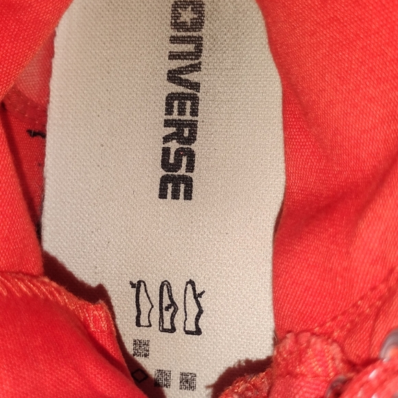 Converse All Star - Hi Top 153794F - shoe Size: 8 - Signal Red/White - - Picture 8 of 15